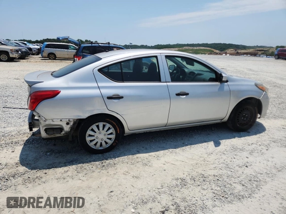 2016 Nissan Versa S Plus with VIN 3N1CN7AP6GL914093, listed as a Copart auction lot 62478035 with 91,217 mi miles and Salvage title. Bid and sale history available at DreamBid. Image 3.