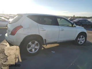 2004 Nissan Murano SL with VIN JN8AZ08W44W332615, listed as a Copart auction lot 69283164 with 119,744 mi miles and Clean Title. Bid and sale history available at carsss.com. Image 3.