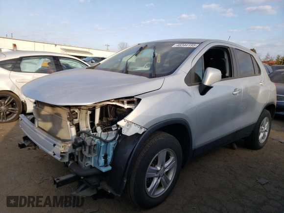 2020 Chevrolet Trax LS with VIN KL7CJNSBXLB324150, listed as a Copart auction lot 48344155 with 31,707 mi miles and Salvage Title. Bid and sale history available at carsss.com. Image 1.