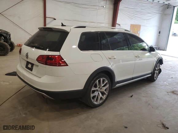 2017 Volkswagen Golf Alltrack S with VIN 3VWH17AUXHM544828, listed as a Copart auction lot 69808904 with 58,278 mi miles and Salvage Title. Bid and sale history available at carsss.com. Image 3.