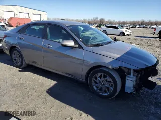 2024 Hyundai Elantra SEL with VIN KMHLM4DG5RU672377, listed as a Copart auction lot 46746345 with 24,316 mi miles and Salvage Title. Bid and sale history available at carsss.com. Image 4.