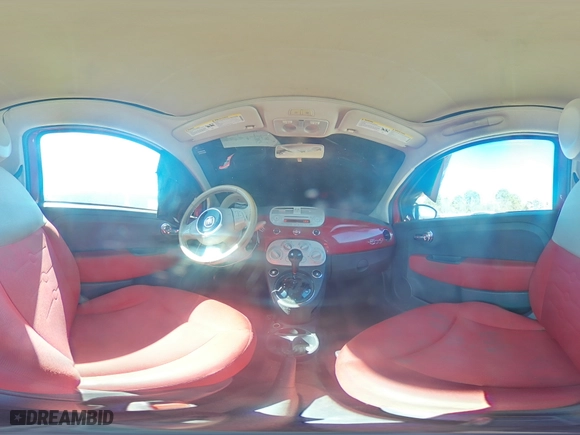 2012 FIAT 500 Pop with VIN 3C3CFFDR9CT381480, listed as a Copart auction lot 48307505 with 131229 miles and Salvage Title. Bid and sale history available at carsss.com. Image 15.