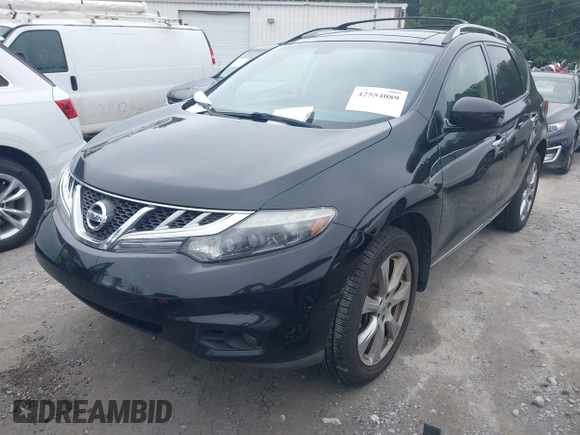 2012 Nissan Murano S with VIN JN8AZ1MU8CW116355, listed as a IAAI auction lot 42554089 with 148,132 mi miles and . Bid and sale history available at DreamBid. Image 2.