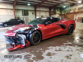 2024 Chevrolet Corvette 1LT z VIN 1G1YA3D45R5119217, wystawiony jako Copart lot #45009575 z przebiegiem 7 729 mil mil oraz Szkoda całkowita • Salvage title. Historia ofert i sprzedaży dostępna na DreamBid. Obrazek 1.