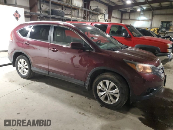 2013 Honda CR-V EX-L with VIN 5J6RM4H74DL052377, listed as a Copart auction lot 48051335 with 143,229 mi miles and Salvage Title. Bid and sale history available at carsss.com. Image 4.