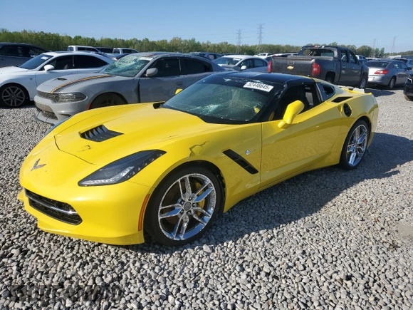 2017 Chevrolet Corvette Z51 3LT with VIN 1G1YM2D76H5109743, listed as a Copart auction lot 52446645 with Not provided miles and Salvage title. Bid and sale history available at DreamBid. Image 1.