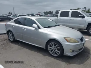 2007 Lexus IS 250 with VIN JTHBK262772039723, listed as a IAAI auction lot 42544546 with 134,050 mi miles and . Bid and sale history available at DreamBid. Image 1.