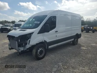 2024 Ford Transit Cargo with VIN 1FTBR1C87RKB33457, listed as a Copart auction lot 49390855 with 5,893 mi miles and Salvage Title. Bid and sale history available at DreamBid. Image 1.