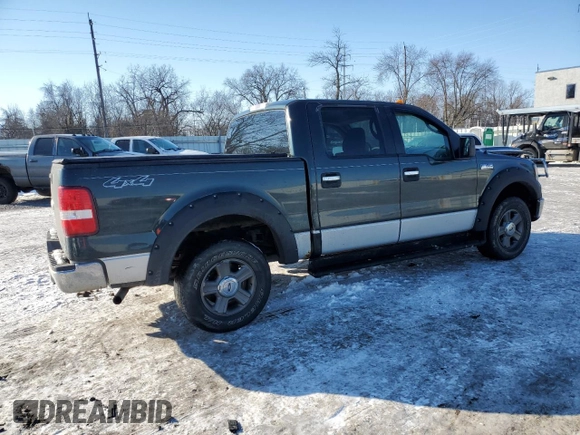 2006 Ford F-150 XLT with VIN 1FTPW14V26FB25774, listed as a Copart auction lot 88533715 with 195,726 mi miles and Salvage Title. Bid and sale history available at carsss.com. Image 3.