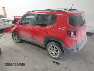 2020 Jeep Renegade Latitude with VIN ZACNJBBB3LPL03749, listed as a IAAI auction lot 41623690 with 1 mi miles. Bid and sale history available at carsss.com. Image 3.