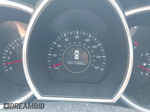 2014 Kia Optima EX with VIN 5XXGN4A72EG294381, listed as a IAAI auction lot 41944473 with 119,781 mi miles and . Bid and sale history available at carsss.com. Image 7.