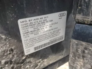 2022 Audi Q3 Premium with VIN WA1AUCF31N1033662, listed as a Copart auction lot 46417015 with 38,647 mi miles and Salvage Title. Bid and sale history available at carsss.com. Image 16.