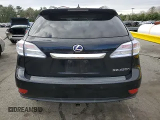 2011 Lexus RX 450h with VIN JTJBC1BA8B2043548, listed as a Copart auction lot 50727405 with 157,839 mi miles and Salvage Title. Bid and sale history available at DreamBid. Image 6.