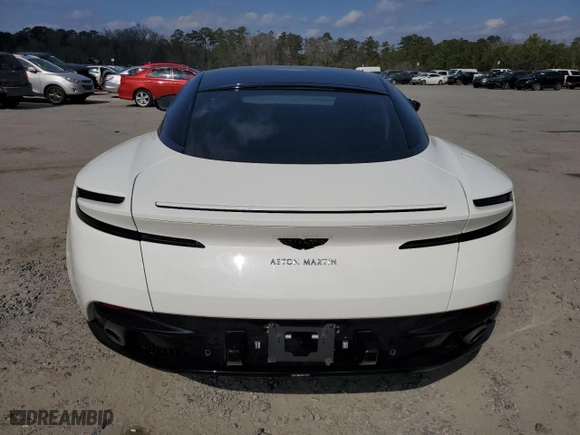2019 Aston Martin DB11 V8 with VIN SCFRMFAW0KGL05298, listed as a Copart auction lot 41977185 with 21,000 mi miles and Non Repairable. Bid and sale history available at carsss.com. Image 6.