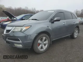 2012 Acura MDX Tech Pkg with VIN 2HNYD2H39CH523657, listed as a Copart auction lot 51807295 with 223,742 mi miles and Clean Title. Bid and sale history available at carsss.com. Image 1.