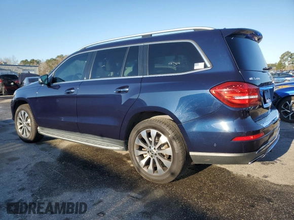2018 Mercedes-Benz GLS 450 z VIN 4JGDF6EE2JB130578, wystawiony jako Copart lot #48497435 z przebiegiem 183 987 mil mil oraz Czysty tytuł • Clean title. Historia ofert i sprzedaży dostępna na DreamBid. Obrazek 2.