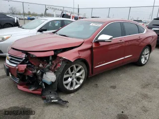 2015 Chevrolet Impala LTZ with VIN 2G1165S3XF9239716, listed as a Copart auction lot 52709485 with 260,827 mi miles and Salvage Title. Bid and sale history available at carsss.com. Image 1.