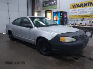 2005 Pontiac Grand Am SE with VIN 1G2NE52E25M168028, listed as a IAAI auction lot 41457663 with 174,933 mi miles. Bid and sale history available at carsss.com. Image 1.
