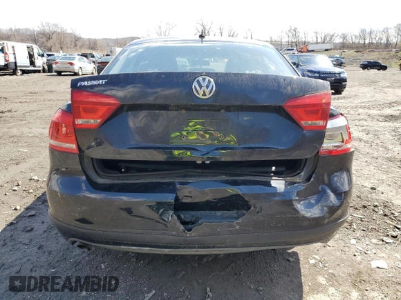 2012 Volkswagen Passat S w/Appearance with VIN 1VWAP7A3XCC085673, listed as a Copart auction lot 51925635 with 141,150 mi miles and Salvage Title. Bid and sale history available at carsss.com. Image 6.
