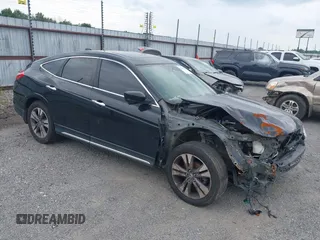 2013 Honda Crosstour EX-L z VIN 5J6TF2H54DL003568, wystawiony jako IAAI lot #42441333 z przebiegiem 157 973 mil mil oraz . Historia ofert i sprzedaży dostępna na DreamBid. Obrazek 1.