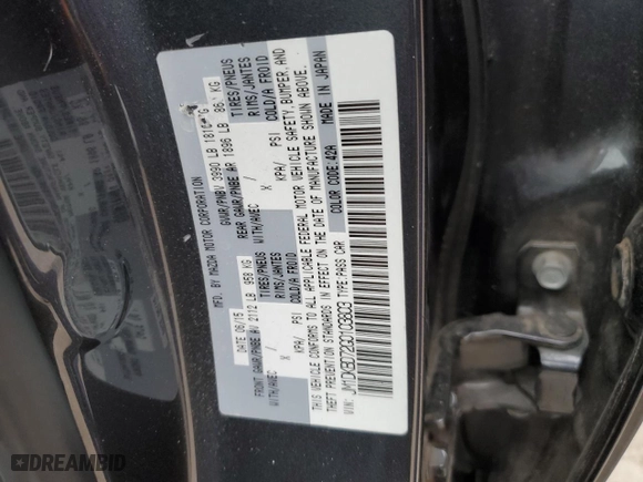 2016 Mazda CX-3 Grand Touring with VIN JM1DKBD72G0103803, listed as a Copart auction lot 82769204 with 91,727 mi miles and Salvage Title. Bid and sale history available at carsss.com. Image 14.