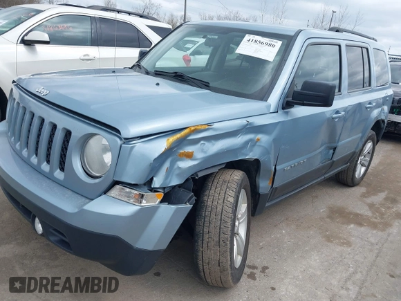 2013 Jeep Patriot Sport with VIN 1C4NJRBB0DD196266, listed as a IAAI auction lot 41856980 with 140,792 mi miles and . Bid and sale history available at carsss.com. Image 6.