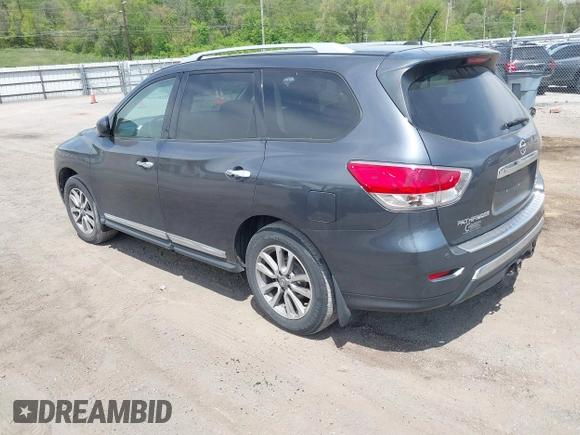 2014 Nissan Pathfinder S with VIN 5N1AR2MM0EC716000, listed as a IAAI auction lot 42182293 with 196,728 mi miles and . Bid and sale history available at DreamBid. Image 3.