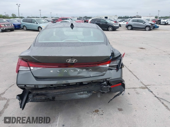 2024 Hyundai Elantra SEL with VIN KMHLM4DG8RU801681, listed as a IAAI auction lot 41629800 with 13,125 mi miles. Bid and sale history available at carsss.com. Image 17.