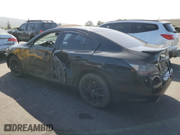 2014 Nissan Maxima SV with VIN 1N4AA5AP1EC444977, listed as a Copart auction lot 53202105 with 175,460 mi miles and Salvage title. Bid and sale history available at DreamBid. Image 2.