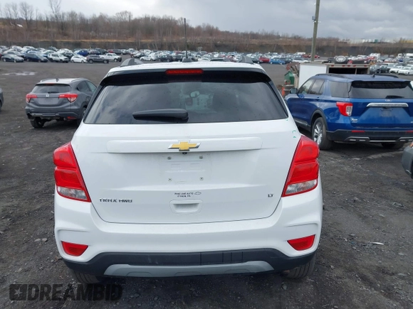 2018 Chevrolet Trax LT with VIN KL7CJPSB0JB650502, listed as a IAAI auction lot 41894077 with 74,516 mi miles. Bid and sale history available at carsss.com. Image 16.