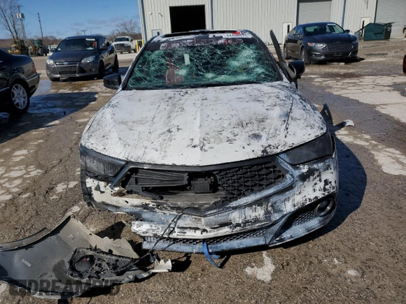 2019 Acura TLX w/A-Spec Pkg with VIN 19UUB2F65KA009682, listed as a Copart auction lot 44490575 with 0 mi miles and Non Repairable. Bid and sale history available at carsss.com. Image 5.