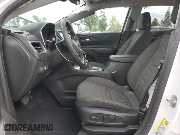 2022 Chevrolet Equinox LT with VIN 3GNAXKEV8NL195184, listed as a Copart auction lot 43875245 with 49,322 mi miles and Salvage Title. Bid and sale history available at DreamBid. Image 7.