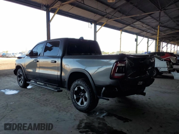 2019 Ram 1500 with VIN 1C6RRELG7KN716670, listed as a Copart auction lot 70481274 with 115,830 mi miles and Salvage title. Bid and sale history available at DreamBid. Image 2.