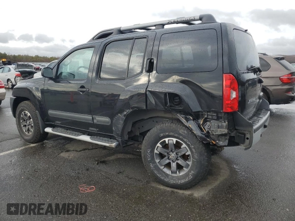 2014 Nissan Xterra X with VIN 5N1AN0NW5EN815643, listed as a Copart auction lot 85413894 with 43,413 mi miles and Salvage Title. Bid and sale history available at DreamBid. Image 2.