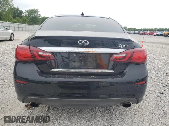 2016 Infiniti Q70 z VIN JN1BY1AP2GM220684, wystawiony jako Copart lot #55493695 z przebiegiem 96 001 mil mil oraz Szkody całkowita. Historia ofert i sprzedaży dostępna na DreamBid. Obrazek 6.