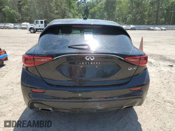 2017 Infiniti QX30 Premium with VIN SJKCH5CP7HA037206, listed as a Copart auction lot 53324685 with Not Provided miles and Clean Title. Bid and sale history available at DreamBid. Image 7.