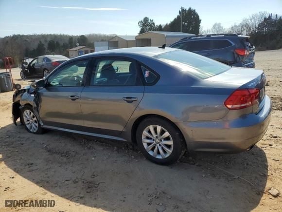2015 Volkswagen Passat 1.8T Limited Edition with VIN 1VWAT7A30FC094740, listed as a Copart auction lot 46225695 with 120,527 mi miles and Salvage Title. Bid and sale history available at carsss.com. Image 2.