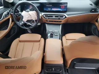 2024 BMW i4 eDrive40 with VIN WBY73AW07RFT07127, listed as a Copart auction lot 79695854 with 2,996 mi miles and Salvage Title. Bid and sale history available at carsss.com. Image 8.