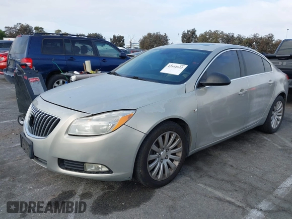 2011 Buick Regal CXL RL2 with VIN W04GP5EC0B1002848, listed as a IAAI auction lot 42192823 with 103,716 mi miles and . Bid and sale history available at DreamBid. Image 2.