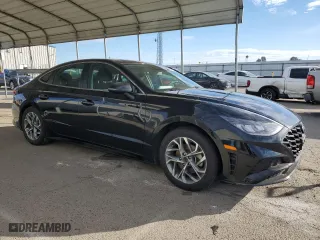 2022 Hyundai Sonata SEL with VIN KMHL64JA0NA219791, listed as a Copart auction lot 44014475 with 54,898 mi miles and Salvage Title. Bid and sale history available at carsss.com. Image 4.