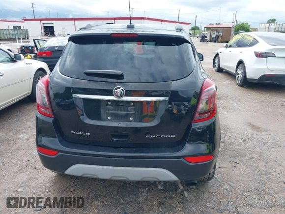2018 Buick Encore Preferred with VIN KL4CJASBXJB657998, listed as a IAAI auction lot 42117389 with 110,550 mi miles. Bid and sale history available at carsss.com. Image 16.