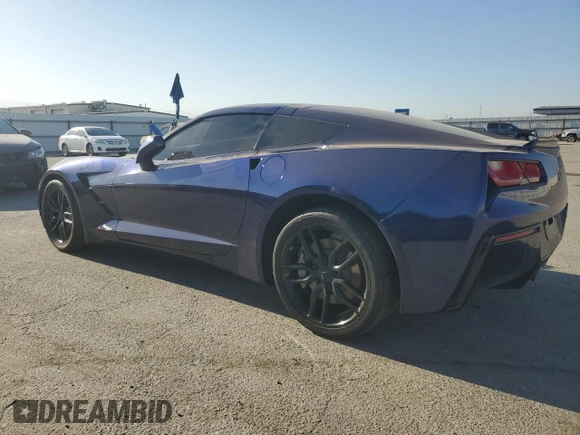 2015 Chevrolet Corvette 2LT with VIN 1G1YD2D7XF5104218, listed as a Copart auction lot 56056945 with 42,300 mi miles and Salvage title. Bid and sale history available at DreamBid. Image 2.