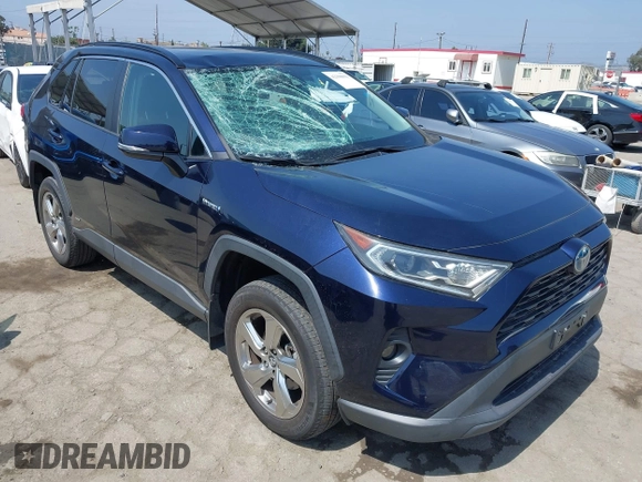 2021 Toyota RAV4 Hybrid LE with VIN 4T3B6RFV4MU025144, listed as a IAAI auction lot 42398033 with 65,994 mi miles and . Bid and sale history available at DreamBid. Image 1.