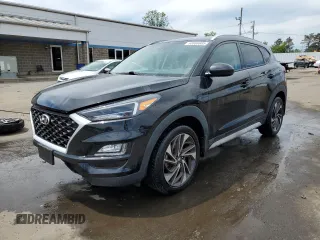 2020 Hyundai Tucson Ultimate with VIN KM8J3CALXLU280153, listed as a Copart auction lot 63006085 with 68,770 mi miles and Salvage title. Bid and sale history available at DreamBid. Image 1.