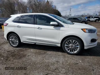 2021 Ford Edge Titanium z VIN 2FMPK4K93MBA52444, wystawiony jako Copart lot #51752835 z przebiegiem 67 137 mil mil oraz Czysty tytuł • Clean title. Historia ofert i sprzedaży dostępna na DreamBid. Obrazek 4.