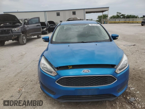 2017 Ford Focus SE with VIN 1FADP3F21HL219573, listed as a Copart auction lot 59147985 with 160,213 mi miles and Salvage title. Bid and sale history available at DreamBid. Image 5.