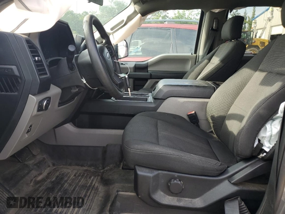 2020 Ford F-150 XL with VIN 1FTEW1CP3LFA33644, listed as a Copart auction lot 57151375 with 125,885 mi miles and Salvage title. Bid and sale history available at DreamBid. Image 7.