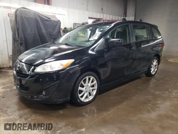 2012 Mazda 5 Touring with VIN JM1CW2CLXC0114623, listed as a Copart auction lot 52036475 with 149,589 mi miles and Salvage Title. Bid and sale history available at DreamBid. Image 1.
