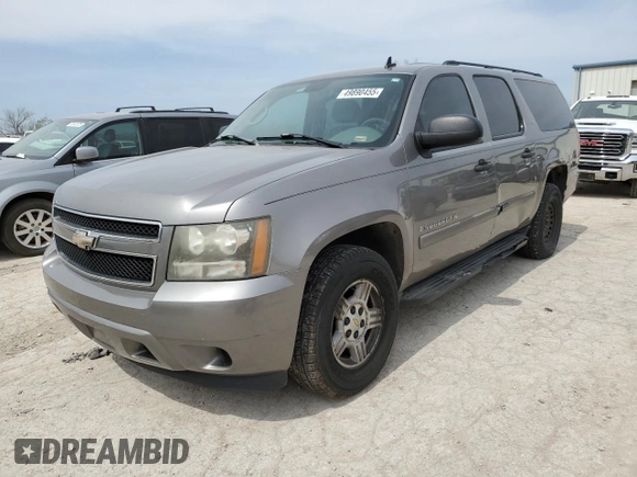 2008 Chevrolet Suburban LT w/2LT with VIN 3GNFC16J78G165629, listed as a Copart auction lot 49890455 with 146,796 mi miles and Salvage Title. Bid and sale history available at carsss.com. Image 1.