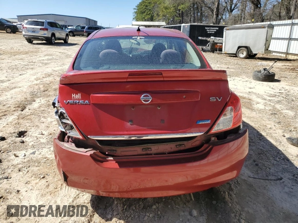 2014 Nissan Versa SV with VIN 3N1CN7AP7EL803677, listed as a Copart auction lot 45910225 with 0 mi miles and Salvage Title. Bid and sale history available at carsss.com. Image 6.